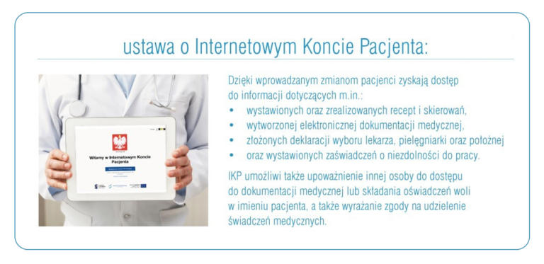Internetowe Konto Pacjenta – szybki i łatwy dostęp do danych medycznych